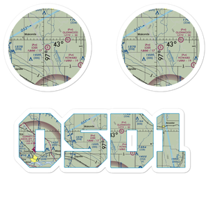 Lodi Airport (0SD1) VFR Sectional Sticker Pack