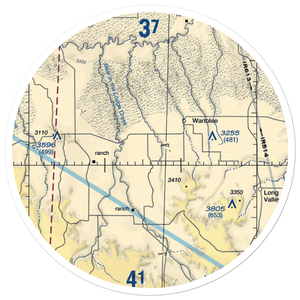 Porch Ranch Airport (0SD7) VFR Sectional Sticker (30 mile)