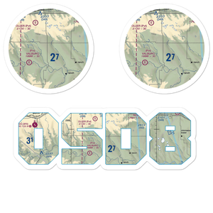 Juhnke Airport (0SD8) VFR Sectional Sticker Pack