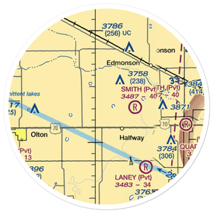 Buddy Harmel Airport (0TA1) VFR Sectional Sticker (20 mile)