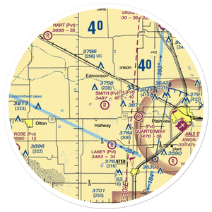 Smith Farms Airport (0TA2) VFR Sectional Sticker (30 mile)