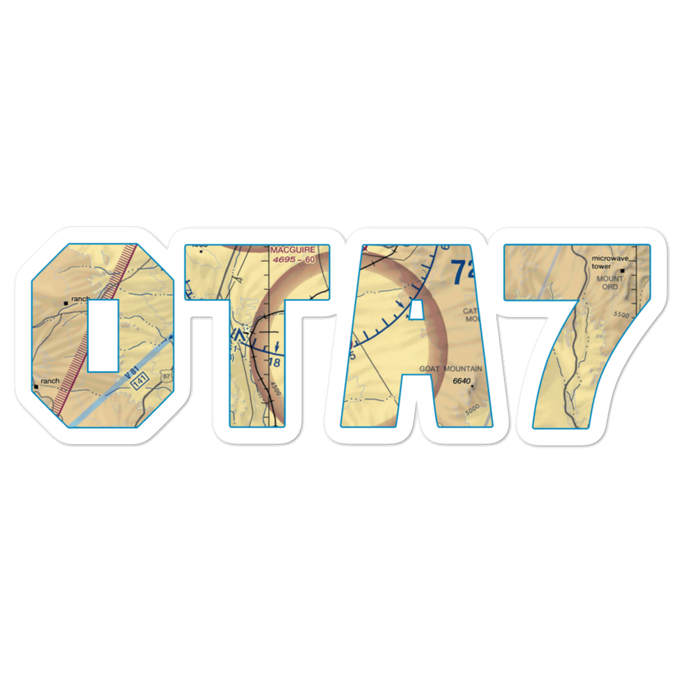 Alta Vista Ranch Airport (0TA7) VFR Sectional Sticker 