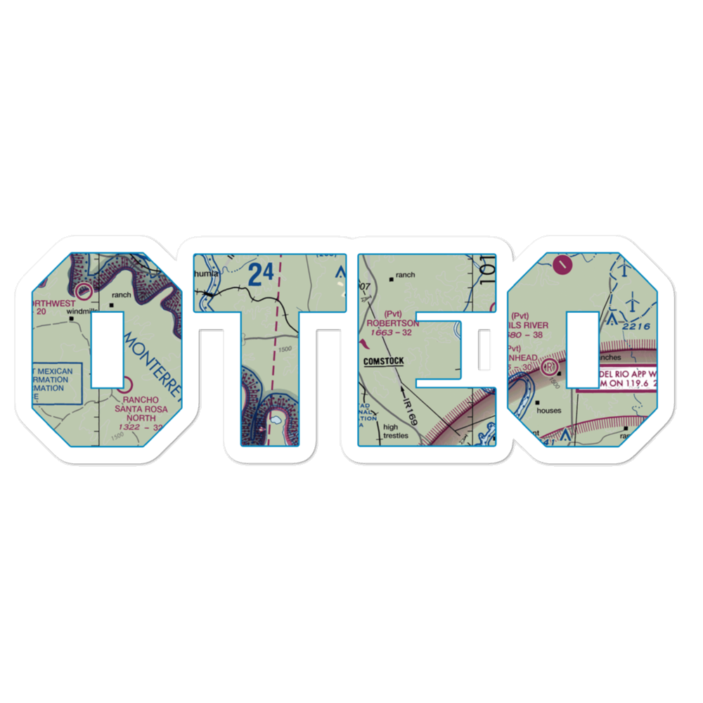 Robertson Ranch Airport (0TE0) VFR Sectional Sticker 