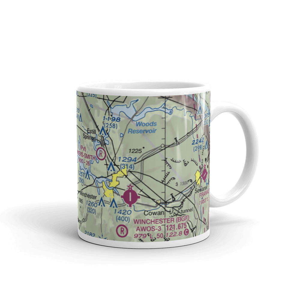 Tims Ford Seaplane Base (0TN1) VFR Sectional  Mug 