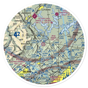 Riner Farm Airport (0TN6) VFR Sectional Sticker (30 mile)