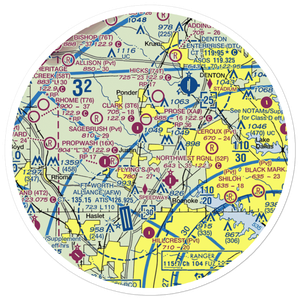Dooley Airport (0TS1) VFR Sectional Sticker (30 mile)