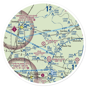 Ullrich Airport (0TS4) VFR Sectional Sticker (30 mile)