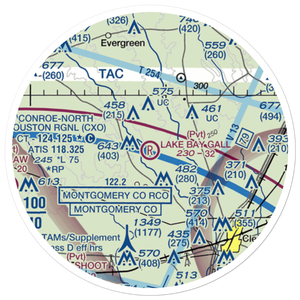 Lake Bay Gall Airport (0TS5) VFR Sectional Sticker (20 mile)