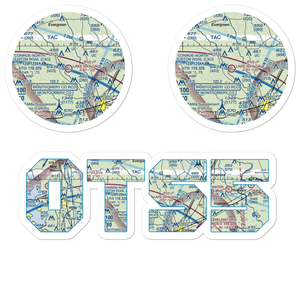 Lake Bay Gall Airport (0TS5) VFR Sectional Sticker Pack