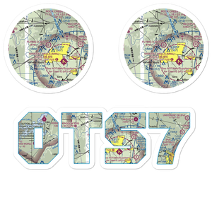 Flying U Airport (0TS7) VFR Sectional Sticker Pack