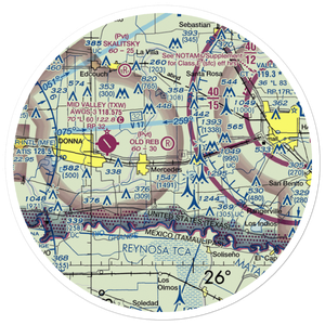 Flying 'K' Ranch Ultralightport (0TS8) VFR Sectional Sticker (30 mile)