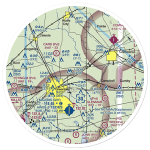 Jacobia Field (0TX8) VFR Sectional Sticker (30 mile)