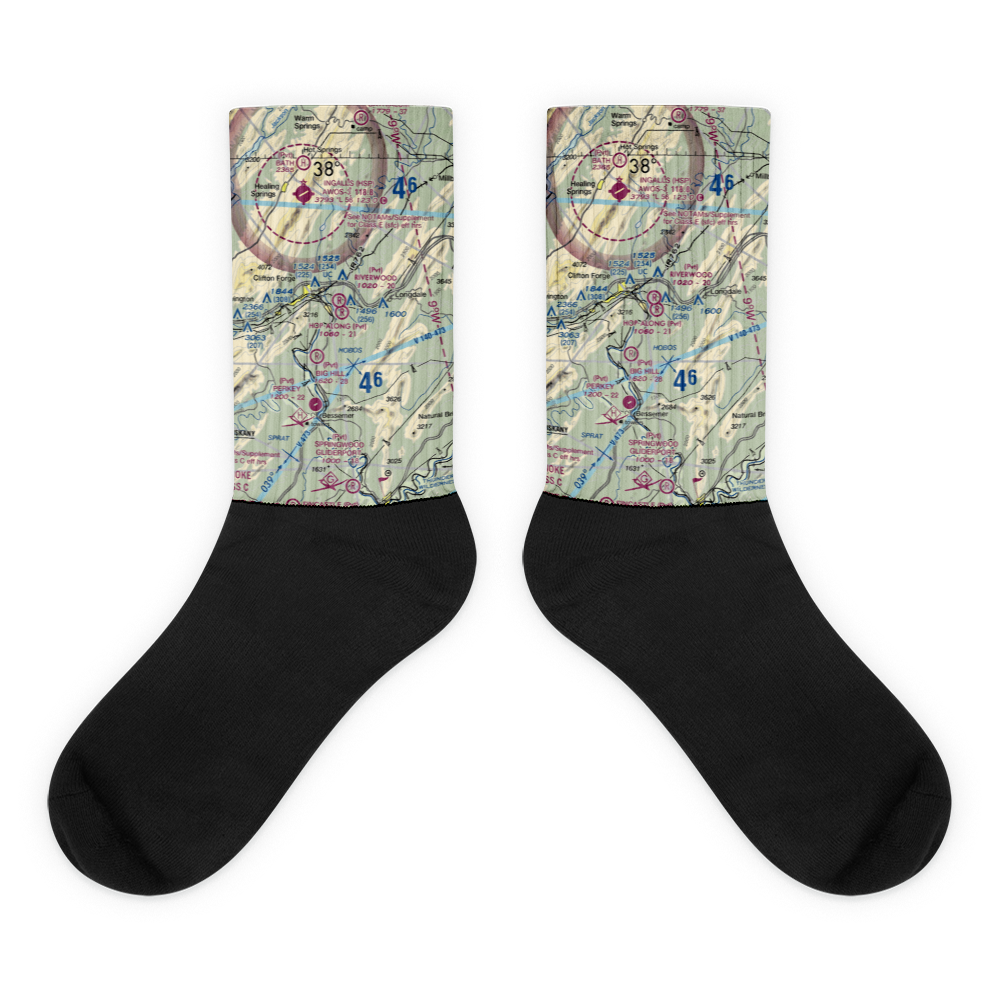 Riverwood Airport (0VA2) VFR Sectional Socks 
