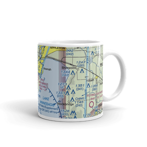 With Wings And A Halo Airport (0WI7) VFR Sectional  Mug