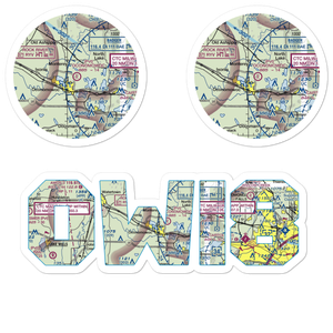 Oconomowoc Airport (0WI8) VFR Sectional Sticker Pack