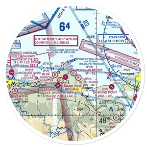 Rucilla's Roost Airport (0WN0) VFR Sectional Sticker (30 mile)
