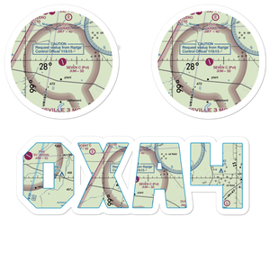 Seven C's Ranch Airport (0XA4) VFR Sectional Sticker Pack