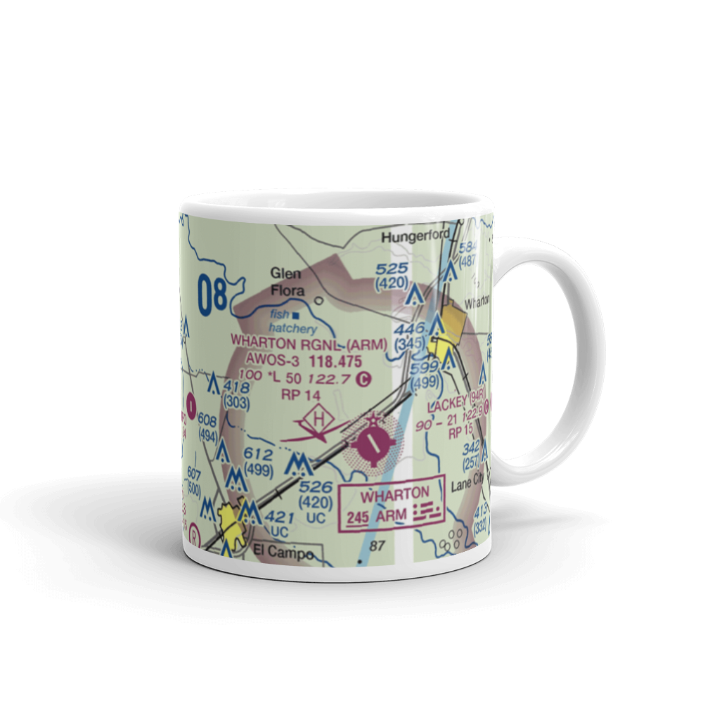 Rodgers Roost Airport (0XS1) VFR Sectional  Mug 