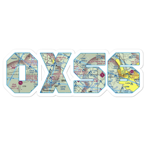 Lakeside Beach Airport (0XS6) VFR Sectional Sticker