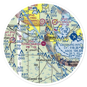 Flying Baron Estates Airport (10FA) VFR Sectional Sticker (20 mile)