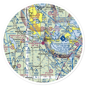 Flying Baron Estates Airport (10FA) VFR Sectional Sticker (30 mile)