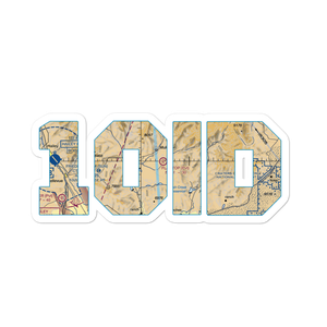 Flat Top Airstrip (10ID) VFR Sectional Sticker