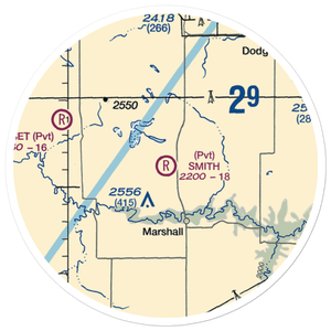 Smith Strip (10ND) VFR Sectional Sticker (20 mile)