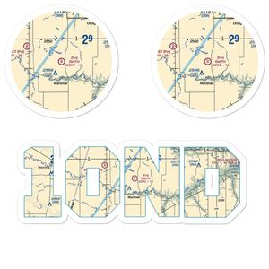 Smith Strip (10ND) VFR Sectional Sticker Pack