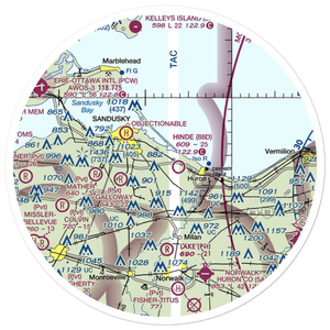 Zoellner Airport (10OH) VFR Sectional Sticker (30 mile)