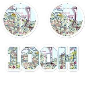 Zoellner Airport (10OH) VFR Sectional Sticker Pack