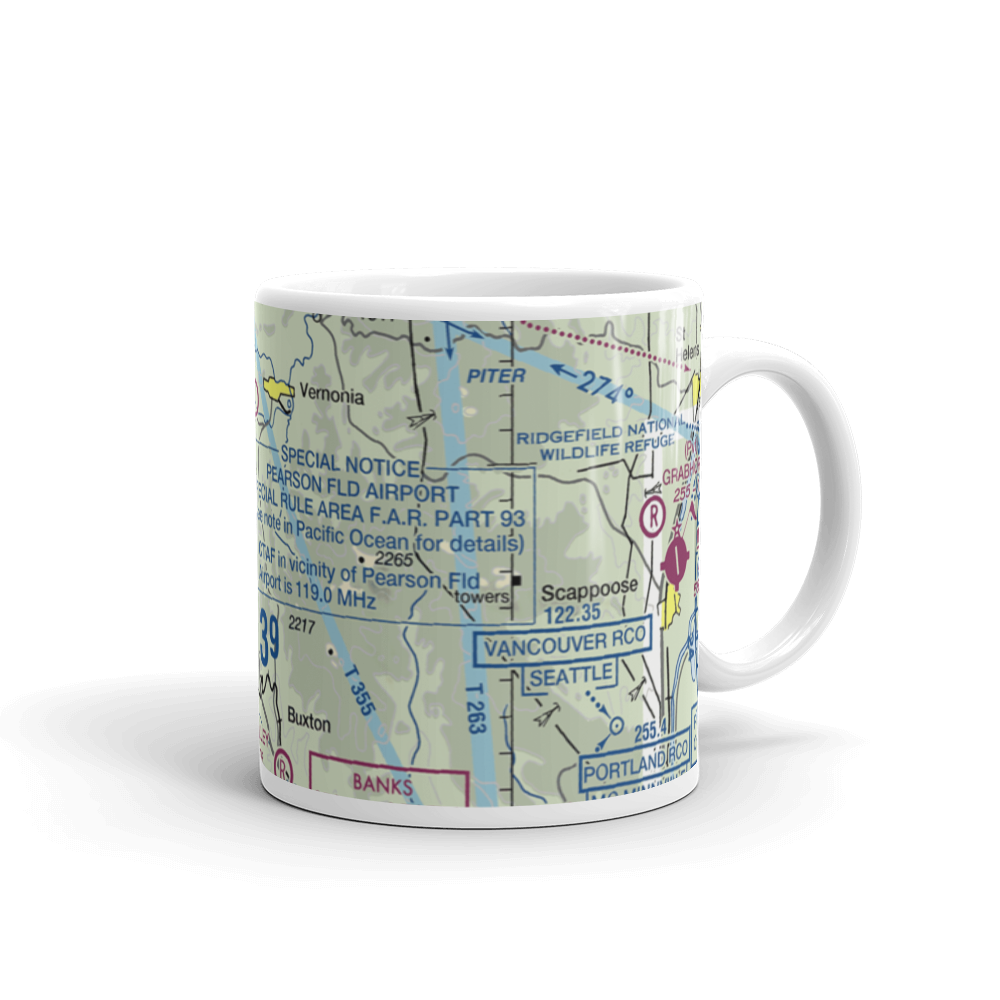 Stevens Mountain Airport (10OR) VFR Sectional  Mug 