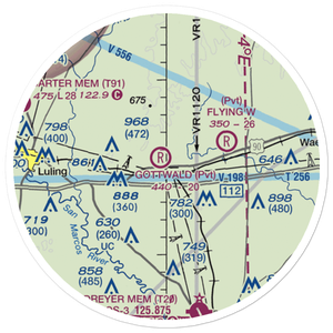 Gottwald Field (10TE) VFR Sectional Sticker (20 mile)