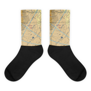 Willow Creek Ranch Airport (10WY) VFR Sectional Socks