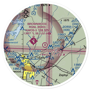 Flying S Air Ranch Airport (10XS) VFR Sectional Sticker (20 mile)