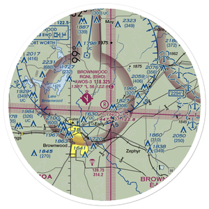 Flying S Air Ranch Airport (10XS) VFR Sectional Sticker (30 mile)