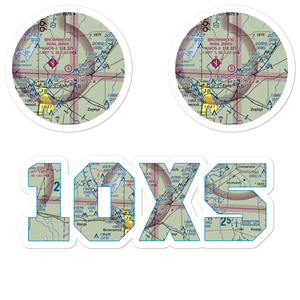 Flying S Air Ranch Airport (10XS) VFR Sectional Sticker Pack