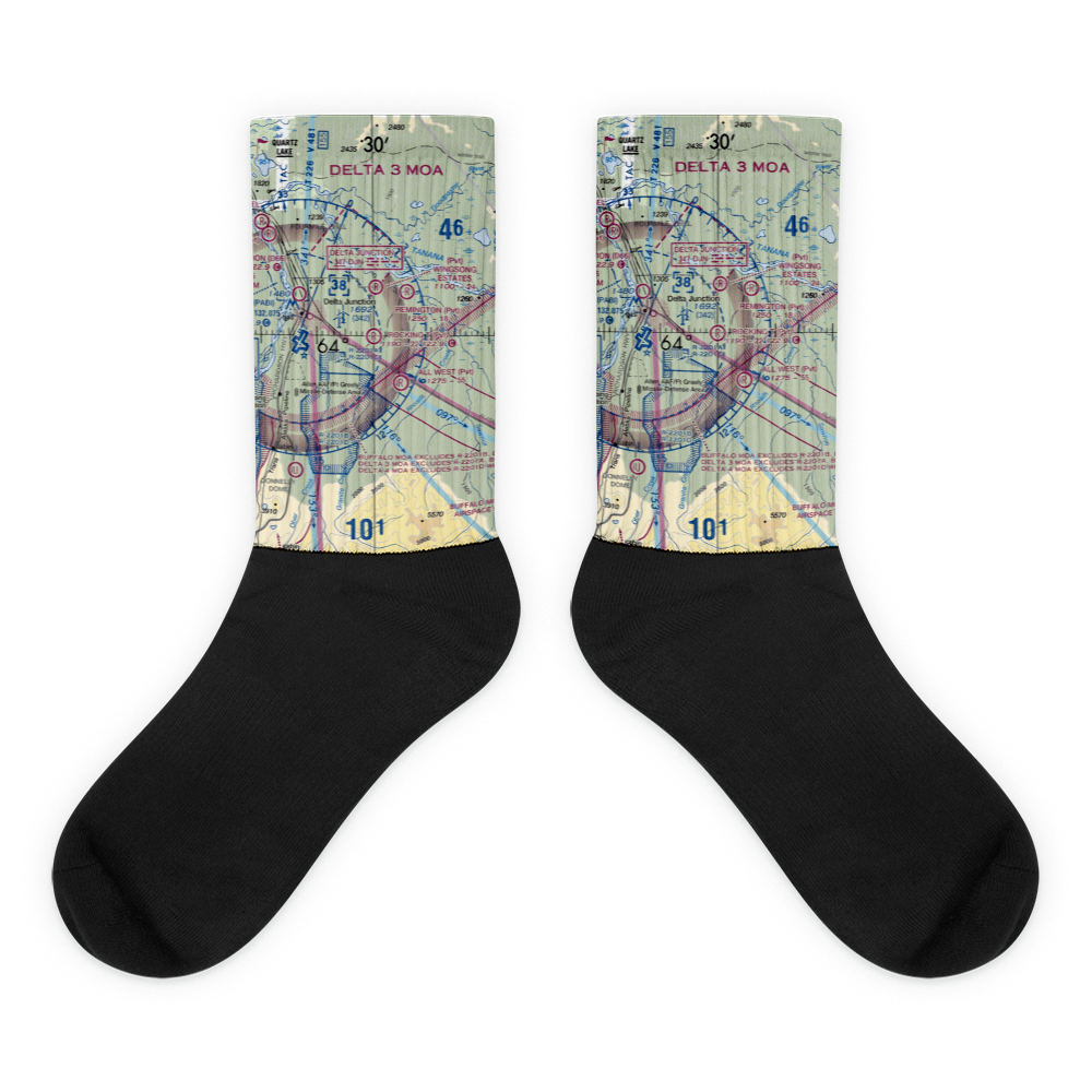 Rocking T. Ranch Airport (11AK) VFR Sectional Socks 
