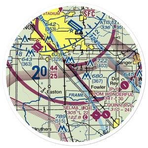 Turner Field (11CA) VFR Sectional Sticker (20 mile)