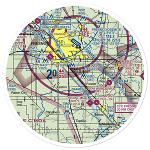 Turner Field (11CA) VFR Sectional Sticker (30 mile)