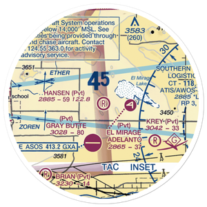 Hansen Airport (11CL) VFR Sectional Sticker (20 mile)