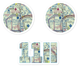 Atterbury Field (Camp Atterbury) (11II) VFR Sectional Sticker Pack