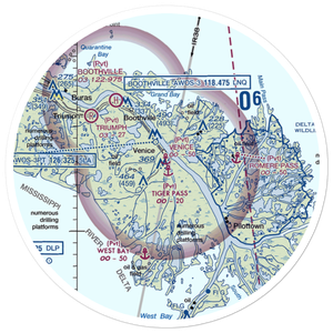 Tiger Pass Seaplane Base (11LA) VFR Sectional Sticker (30 mile)