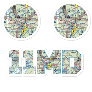 Tim's Airport (11MD) VFR Sectional Sticker Pack