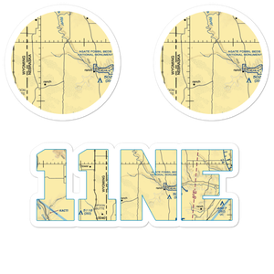 Kaan Airport (11NE) VFR Sectional Sticker Pack