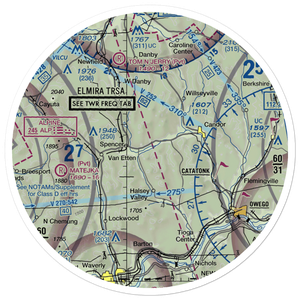 Saikkonen Airport (11NY) VFR Sectional Sticker (30 mile)