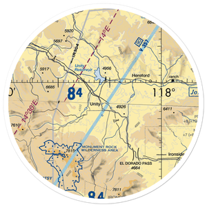 Unity Airport (11OG) VFR Sectional Sticker (30 mile)