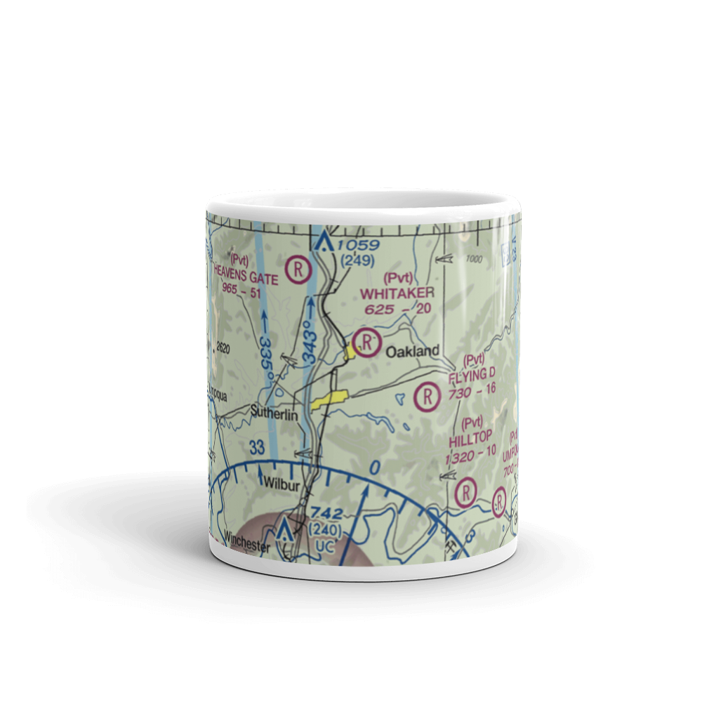 Holiday Sky Ranch Airport (11OR) VFR Sectional  Mug 