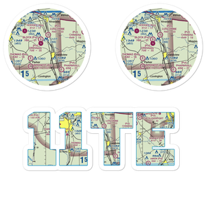 Flying M Ranch Airport (11TE) VFR Sectional Sticker Pack