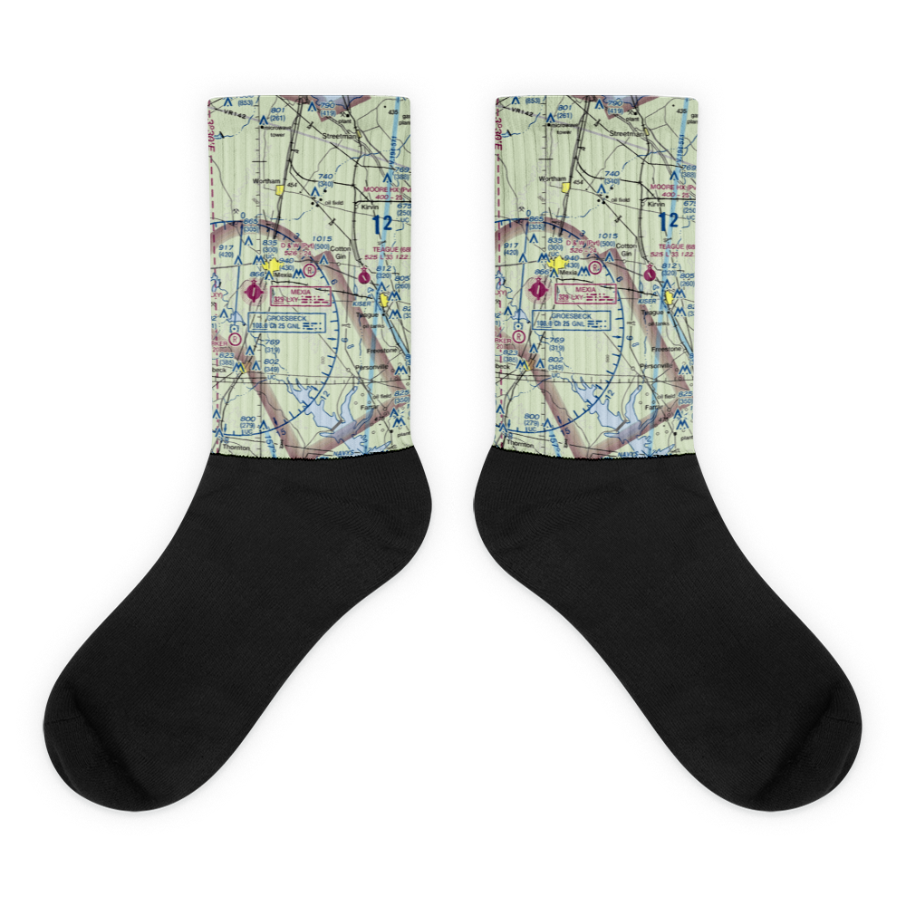 Pt Enterprise D&W Ranch Airport (11TS) VFR Sectional Socks 