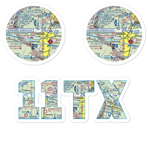 Butler Airport (11TX) VFR Sectional Sticker Pack